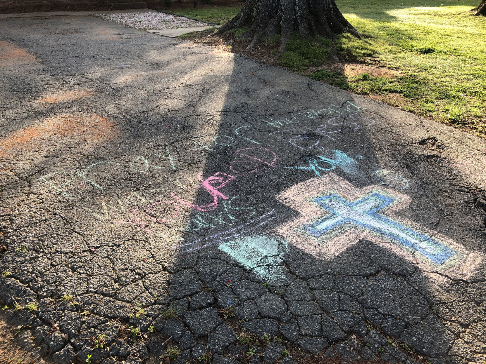 Message in the driveway